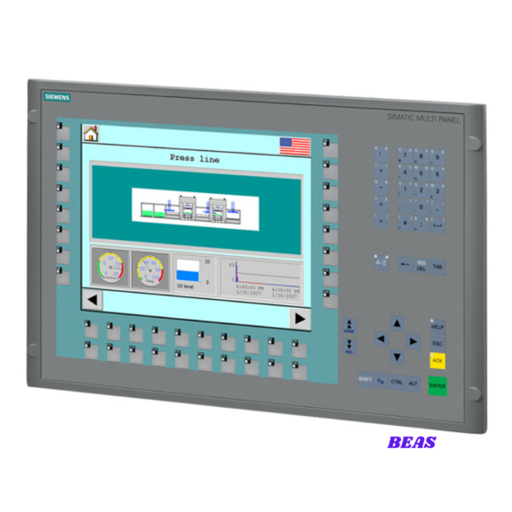 Siemens HMI 6AV6644-0BA01-2AX1 MP377-12"Key-Multi-Panel